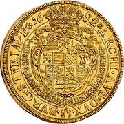 Austria 10 Ducat (Leopold I Graz) ARCHI AVS DVX BVRG STYRIÆ 16 82 coin reverse Austria 10 Ducat (Leopold I Graz) ARCHI AVS DVX BVRG STYRIÆ 16 82 coin reverse