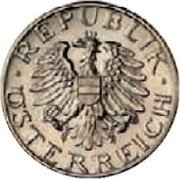 Austria 10 Schilling (Probe) KM# Pn94 REPUBLIK ÖSTERREICH coin reverse Austria 10 Schilling (Probe) KM# Pn94 REPUBLIK ÖSTERREICH coin reverse