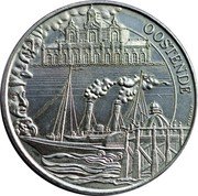 Belgium 100 Oostendse Stuiver (Oostende Local Administration Token) OOSTENDE MEERSMAN coin obverse Belgium 100 Oostendse Stuiver (Oostende Local Administration Token) OOSTENDE MEERSMAN coin obverse