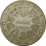 Austria 100 Schilling (80th Birth of Leopold Figl - Probe) ∙REPUBLIC∙OSTERREICH PROBE SCHILLING coin obverse Austria 100 Schilling (80th Birth of Leopold Figl - Probe) ∙REPUBLIC∙OSTERREICH PROBE SCHILLING coin obverse