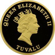 Tuvalu 15 Dollars Lucky Waving Cat 2008 KM# 153 QUEEN ELIZABETH II TUVALU 2008 RDM coin obverse Tuvalu 15 Dollars Lucky Waving Cat 2008 KM# 153 QUEEN ELIZABETH II TUVALU 2008 RDM coin obverse