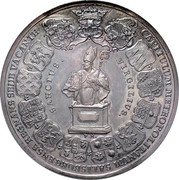 Austria 2 1/2 Thaler (Vacancy) CAPITULUM METROPOLITANUM SALISBURGENSE REGNANS SEDE VACANTE SANCTUS VIRGILIUS FM coin obverse