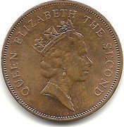 Tuvalu 2 Cents Stingray Fish 1994 KM# 30 QUEEN ELIZABETH THE SECOND RDM coin obverse Tuvalu 2 Cents Stingray Fish 1994 KM# 30 QUEEN ELIZABETH THE SECOND RDM coin obverse