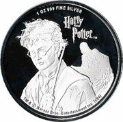 Tuvalu Two Dollars Harry Potter 2004 Proof KM# 175 1 OZ 999 FINE SILVER HARRY POTTER TM TM & © WARNER BROS ENTERTAINMENT INC (S04) coin reverse Tuvalu Two Dollars Harry Potter 2004 Proof KM# 175 1 OZ 999 FINE SILVER HARRY POTTER TM TM & © WARNER BROS ENTERTAINMENT INC (S04) coin reverse