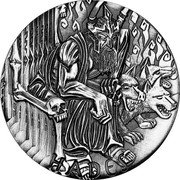 Tuvalu 2 Dollars Gods of Olympus Hades 2014 Proof KM# 265 P TV HADES coin reverse Tuvalu 2 Dollars Gods of Olympus Hades 2014 Proof KM# 265 P TV HADES coin reverse