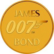 Tuvalu 2 Dollars (Elizabeth II James Bond) JAMES 007 TM BOND coin reverse Tuvalu 2 Dollars (Elizabeth II James Bond) JAMES 007 TM BOND coin reverse