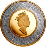 Canada 2 Dollars (Renewed Silver Toonie: Path of Knowledge) ELIZABETH II D G REGINA 2 DOLLARS. coin obverse