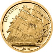 Tuvalu 2 Dollars Los Reyes 2010 Proof KM# 116 LOS REYES 2010 coin reverse Tuvalu 2 Dollars Los Reyes 2010 Proof KM# 116 LOS REYES 2010 coin reverse