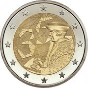 Slovakia 2 Euro Erasmus 2022 2 EURO coin obverse Slovakia 2 Euro Erasmus 2022 2 EURO coin obverse