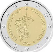 Finland 2 Euro Climate Investigation 2022 ILMASTOTUTKIMUS 2022 FI KLIMATFORSKNING coin obverse Finland 2 Euro Climate Investigation 2022 ILMASTOTUTKIMUS 2022 FI KLIMATFORSKNING coin obverse
