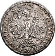 Austria 2 Thaler Ferdinand II ND (1601-1604)  DVX BVRGVNDIAE COM TIROLIS coin reverse Austria 2 Thaler Ferdinand II ND (1601-1604)  DVX BVRGVNDIAE COM TIROLIS coin reverse