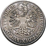 Austria 2 Thaler Leopold I Hall ND (1685-1686)  ARCHIDVX AVST DVX BV CO TYROLIS coin reverse Austria 2 Thaler Leopold I Hall ND (1685-1686)  ARCHIDVX AVST DVX BV CO TYROLIS coin reverse