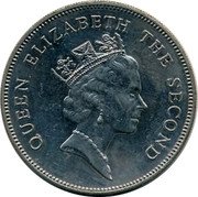 Tuvalu 20 Cents Sea Flying Fish 1994 KM# 33 QUEEN ELIZABETH THE SECOND RDM coin obverse Tuvalu 20 Cents Sea Flying Fish 1994 KM# 33 QUEEN ELIZABETH THE SECOND RDM coin obverse