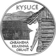 Slovakia 20 Euro Kysuce Protected Landscape Area 2022 KYSUCE CHRÁNENÁ KRAJINNÁ OBLASŤ coin reverse