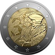 Latvia 2 Euro (Latvia Erasmus) 35 JJ 1987 2022 ERASMUS PROGRAMMA LATVIJA coin obverse Latvia 2 Euro (Latvia Erasmus) 35 JJ 1987 2022 ERASMUS PROGRAMMA LATVIJA coin obverse