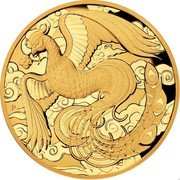 Australia 200 Dollars Phoenix 2022 P LB coin reverse Australia 200 Dollars Phoenix 2022 P LB coin reverse