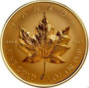 Canada 200 Dollars Ultra-High Relief Gold Maple Leaf 2022 9999 9999 CANADA FINE GOLD 1 OZ OR PUR. coin reverse