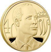 UK 200 Pounds (The 40th Birthday of HRH The Duke of Cambridge) 40 W coin reverse UK 200 Pounds (The 40th Birthday of HRH The Duke of Cambridge) 40 W coin reverse