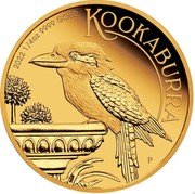 Australia 25 Dollars (Kookaburra) 2022 1/4 OZ 9999 GOLD KOOKABURRA coin reverse Australia 25 Dollars (Kookaburra) 2022 1/4 OZ 9999 GOLD KOOKABURRA coin reverse