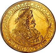 Austria 25 Ducat (Leopold I Graz) LEOPOLDVS∙DEI∙GRATIA∙ROM∙IMP∙SE∙AV∙GER∙HVN∙BOH∙REX coin obverse