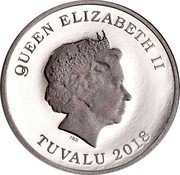 Tuvalu 3 Dollars (Horse Galloping) QUEEN ELIZABETH II IRB TUVALU 2018 coin obverse Tuvalu 3 Dollars (Horse Galloping) QUEEN ELIZABETH II IRB TUVALU 2018 coin obverse