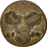 Austria 3 Kreuzer (Joseph II / Leopold II) KM# 9 17 92 coin obverse Austria 3 Kreuzer (Joseph II / Leopold II) KM# 9 17 92 coin obverse