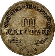 Austria 3 Kreuzer (Joseph II / Leopold II) KM# 9 VORD OEST SCHEID MUNZ III KREUTZER H coin reverse Austria 3 Kreuzer (Joseph II / Leopold II) KM# 9 VORD OEST SCHEID MUNZ III KREUTZER H coin reverse