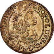 Austria 3 Kreuzer (Leopold I) LEOPOLDVS∙D∙G∙K∙I∙ 3 S∙A∙G∙H∙B∙R∙ coin obverse Austria 3 Kreuzer (Leopold I) LEOPOLDVS∙D∙G∙K∙I∙ 3 S∙A∙G∙H∙B∙R∙ coin obverse