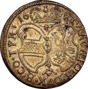 Austria 3 Kreuzer (Leopold I) 16 93∙ARCHID∙A∙DVX∙B∙CO∙TYR∙ coin reverse Austria 3 Kreuzer (Leopold I) 16 93∙ARCHID∙A∙DVX∙B∙CO∙TYR∙ coin reverse