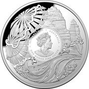 Australia 5 Dollars Great Barrier Reef 2022 ∙ELIZABETH II∙AUSTRALIA ∙ONE OUNCE FINE SILVER coin obverse Australia 5 Dollars Great Barrier Reef 2022 ∙ELIZABETH II∙AUSTRALIA ∙ONE OUNCE FINE SILVER coin obverse