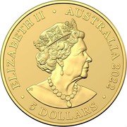 Australia 5 Dollars (Mini Money - Kookaburra) ELIZABETH II AUSTRALIA 2022 5 DOLLARS coin obverse Australia 5 Dollars (Mini Money - Kookaburra) ELIZABETH II AUSTRALIA 2022 5 DOLLARS coin obverse