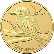 Australia 5 Dollars (Mini Money - Kookaburra) 1/2 G .9999 AU AS coin reverse Australia 5 Dollars (Mini Money - Kookaburra) 1/2 G .9999 AU AS coin reverse