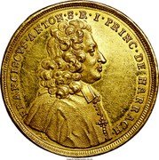 Austria 5 Ducat Franz Anton von Harrach ND (1709-1727)  FRANCISCVS ANTON S R I PRINC DE HARRACH coin obverse Austria 5 Ducat Franz Anton von Harrach ND (1709-1727)  FRANCISCVS ANTON S R I PRINC DE HARRACH coin obverse