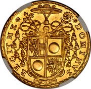 Austria 5 Ducat (Wolf Dietrich von Raitenau) DOMINUS REGIT ME coin reverse Austria 5 Ducat (Wolf Dietrich von Raitenau) DOMINUS REGIT ME coin reverse