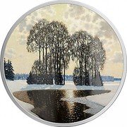 Latvia 5 Euro Wilhelm Purvitis - Winter 2022  coin reverse Latvia 5 Euro Wilhelm Purvitis - Winter 2022  coin reverse