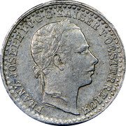 Austria 5 Kreuzer (Franc Joseph I) KM# Pn57 FRANZ JOSEPH I I G -G KAISER V OSTER REICH coin obverse Austria 5 Kreuzer (Franc Joseph I) KM# Pn57 FRANZ JOSEPH I I G -G KAISER V OSTER REICH coin obverse
