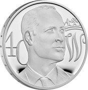 UK 5 Pounds The 40th Birthday of HRH The Duke of Cambridge 2022 Proof 40 W coin reverse UK 5 Pounds The 40th Birthday of HRH The Duke of Cambridge 2022 Proof 40 W coin reverse