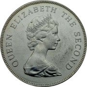 Tuvalu 50 Cents Octopus Mollusc 1985 KM# 6 QUEEN ELIZABETH THE SECOND coin obverse Tuvalu 50 Cents Octopus Mollusc 1985 KM# 6 QUEEN ELIZABETH THE SECOND coin obverse