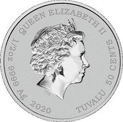 Tuvalu 50 Cents Homer Simpson Factory 2020 P QUEEN ELIZABETH II IRB 1/2 OZ 9999 AG 2020 TUVALU 50 CENTS coin obverse Tuvalu 50 Cents Homer Simpson Factory 2020 P QUEEN ELIZABETH II IRB 1/2 OZ 9999 AG 2020 TUVALU 50 CENTS coin obverse