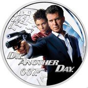 Tuvalu 50 Cents James Bond Die Another Day 2022 DIE ANOTHER DAY 007 TM coin reverse Tuvalu 50 Cents James Bond Die Another Day 2022 DIE ANOTHER DAY 007 TM coin reverse