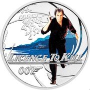 Tuvalu 50 Cents James Bond Licence To Kill 2022 LICENCE TO KILL 007 TM coin reverse Tuvalu 50 Cents James Bond Licence To Kill 2022 LICENCE TO KILL 007 TM coin reverse