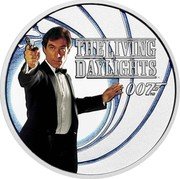 Tuvalu 50 Cents James Bond The Living Daylights 2022 THE LIVING DAYLIGHTS 007 TM coin reverse Tuvalu 50 Cents James Bond The Living Daylights 2022 THE LIVING DAYLIGHTS 007 TM coin reverse