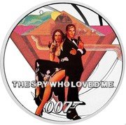 Tuvalu 50 Cents (James Bond The Spy Who Loved Me) THE SPY WHO LOVED ME 007 TM coin reverse Tuvalu 50 Cents (James Bond The Spy Who Loved Me) THE SPY WHO LOVED ME 007 TM coin reverse
