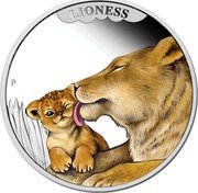 Tuvalu 50 Cents Lioness 2014 P Proof LIONESS P IJ coin reverse Tuvalu 50 Cents Lioness 2014 P Proof LIONESS P IJ coin reverse