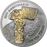 Tuvalu 50 Cents (Moonlanding) 40TH ANNIVERSARY LANDING ON THE MOON coin reverse Tuvalu 50 Cents (Moonlanding) 40TH ANNIVERSARY LANDING ON THE MOON coin reverse