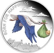 Tuvalu 50 Cents Newborn 2014 P Proof BORN FOR HAPPINESS P JM coin reverse Tuvalu 50 Cents Newborn 2014 P Proof BORN FOR HAPPINESS P JM coin reverse
