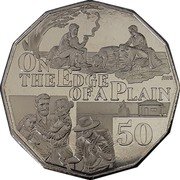 Australia 50 Cents (On The Edge of A Plain) ON THE EDGE OF A PLAIN AWB 50 coin reverse Australia 50 Cents (On The Edge of A Plain) ON THE EDGE OF A PLAIN AWB 50 coin reverse