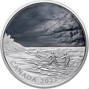 Canada 50 Dollars Canadian Ghost Ship 2022 CANADA 2022. coin reverse Canada 50 Dollars Canadian Ghost Ship 2022 CANADA 2022. coin reverse