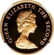 Tuvalu Fifty Dollars Wedding of Prince Charles and Lady Diana 1981 Proof KM# 14 QUEEN ELIZABETH THE SECOND coin obverse Tuvalu Fifty Dollars Wedding of Prince Charles and Lady Diana 1981 Proof KM# 14 QUEEN ELIZABETH THE SECOND coin obverse