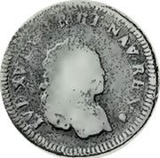 Canada 6 Deniers (Louis XV) KM# 3 LUD XV D.G. FR. ET NAV. REX coin obverse